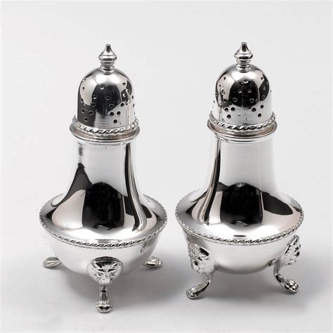 small metal salt and pepper shakers in blue velvet box|Amazon.com: Blue Salt And Pepper Shakers.